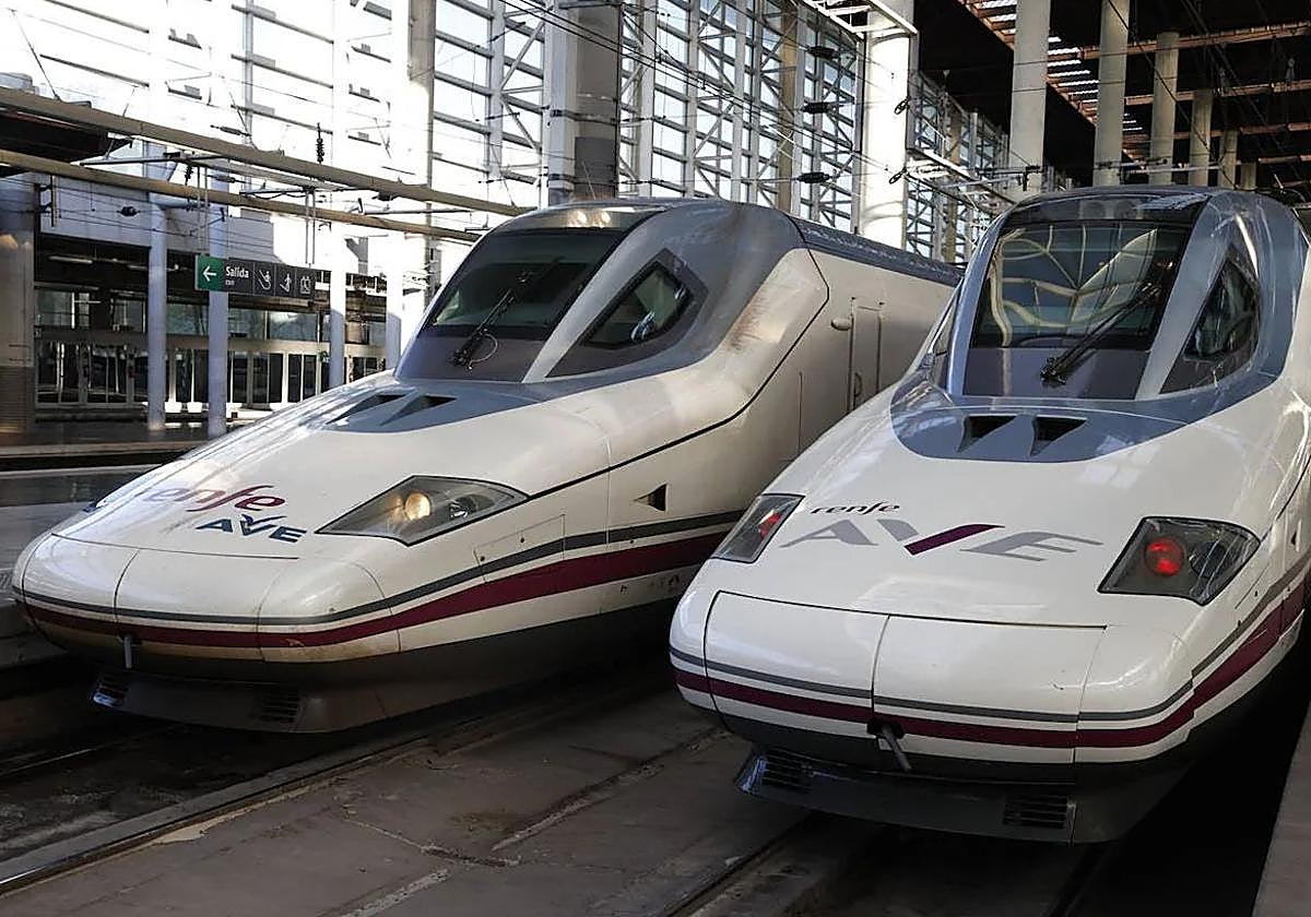 Trenes AVE de Renfe.