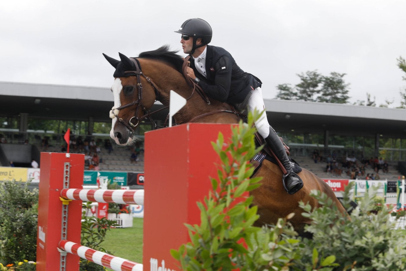 Van Paesschen durante su recorrido triunfal de ayer.