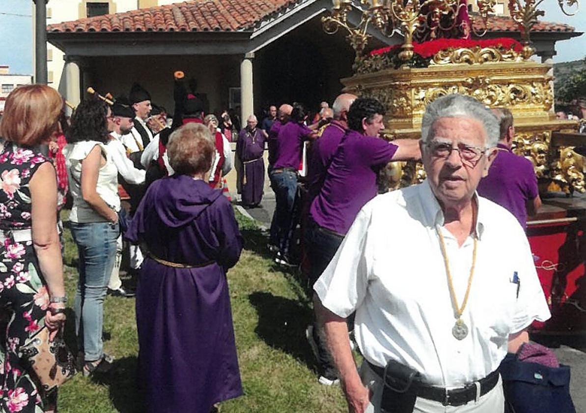 Janel Cuesta, en las fiestas del Ecce-Hommo de Noreña en 2022.