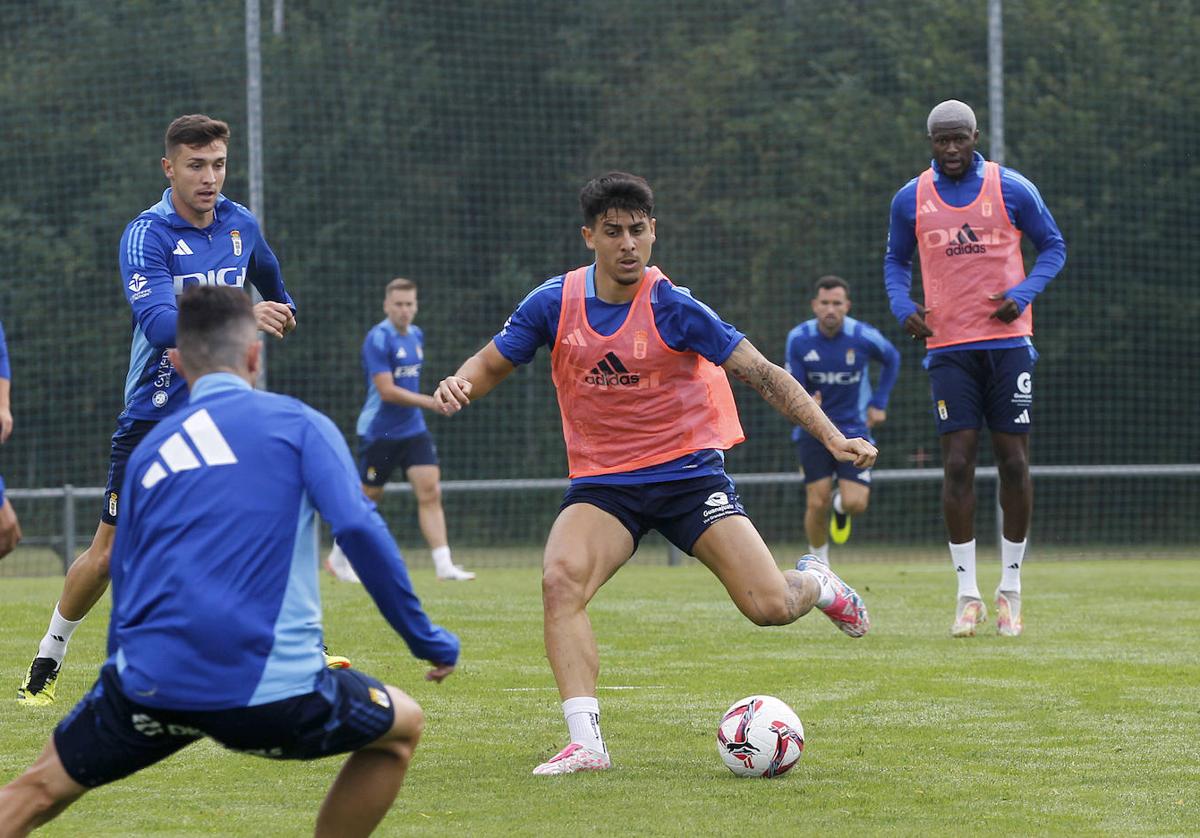 Entrenamiento del Real Oviedo (29/08/2024)