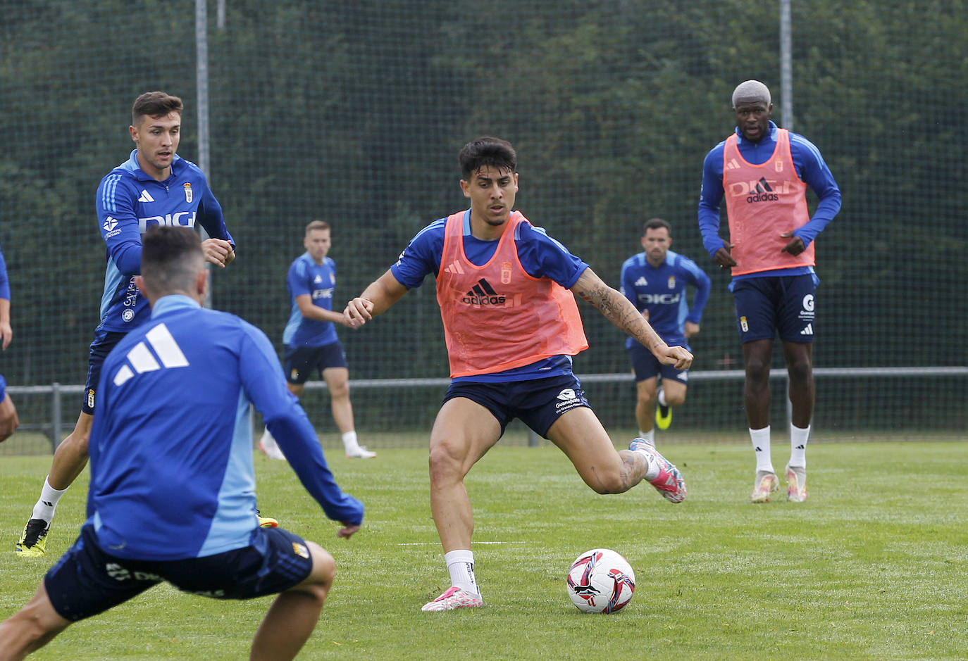 Entrenamiento del Real Oviedo (29/08/2024)