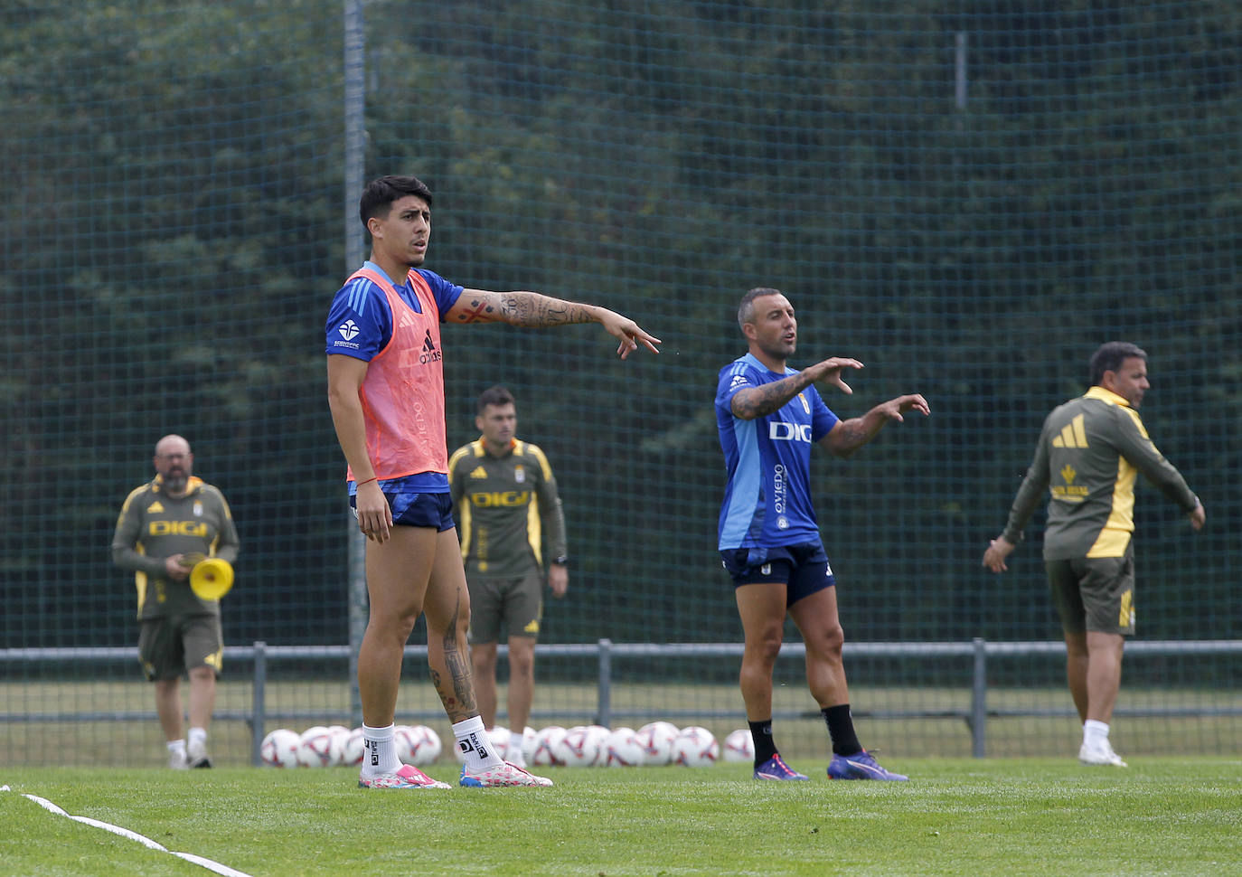 Entrenamiento del Real Oviedo (29/08/2024)