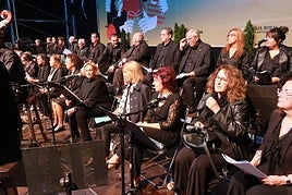 Los Cancios de Chigre el año pasado tuvieron que desafiar a la lluvia, que no dio tregua.