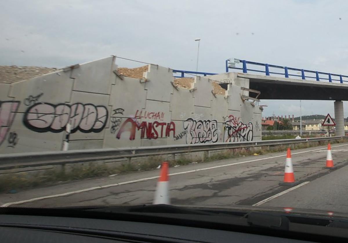 La zona en la que tuvo lugar el accidente.