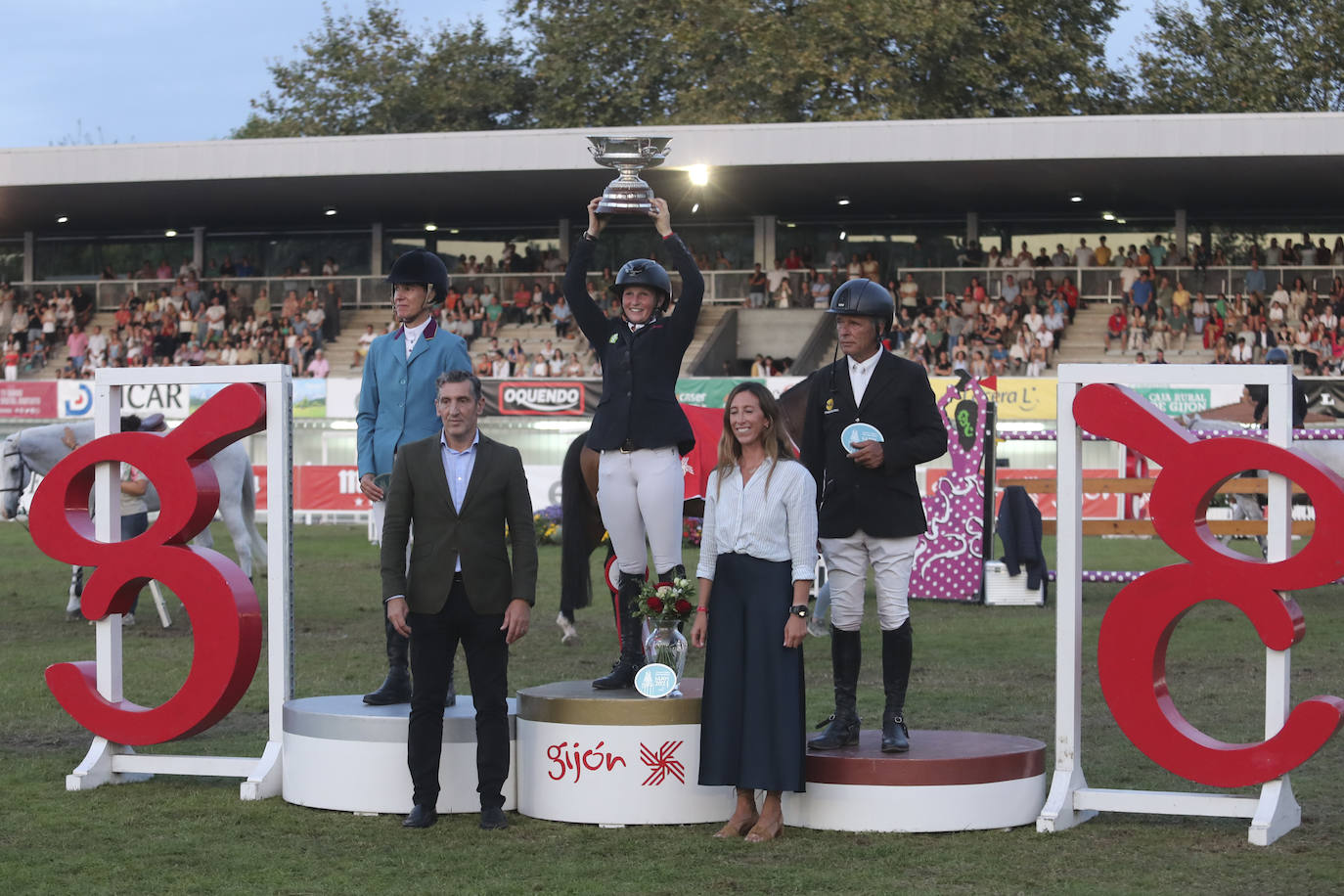 Última jornada del concurso hípico en Gijón