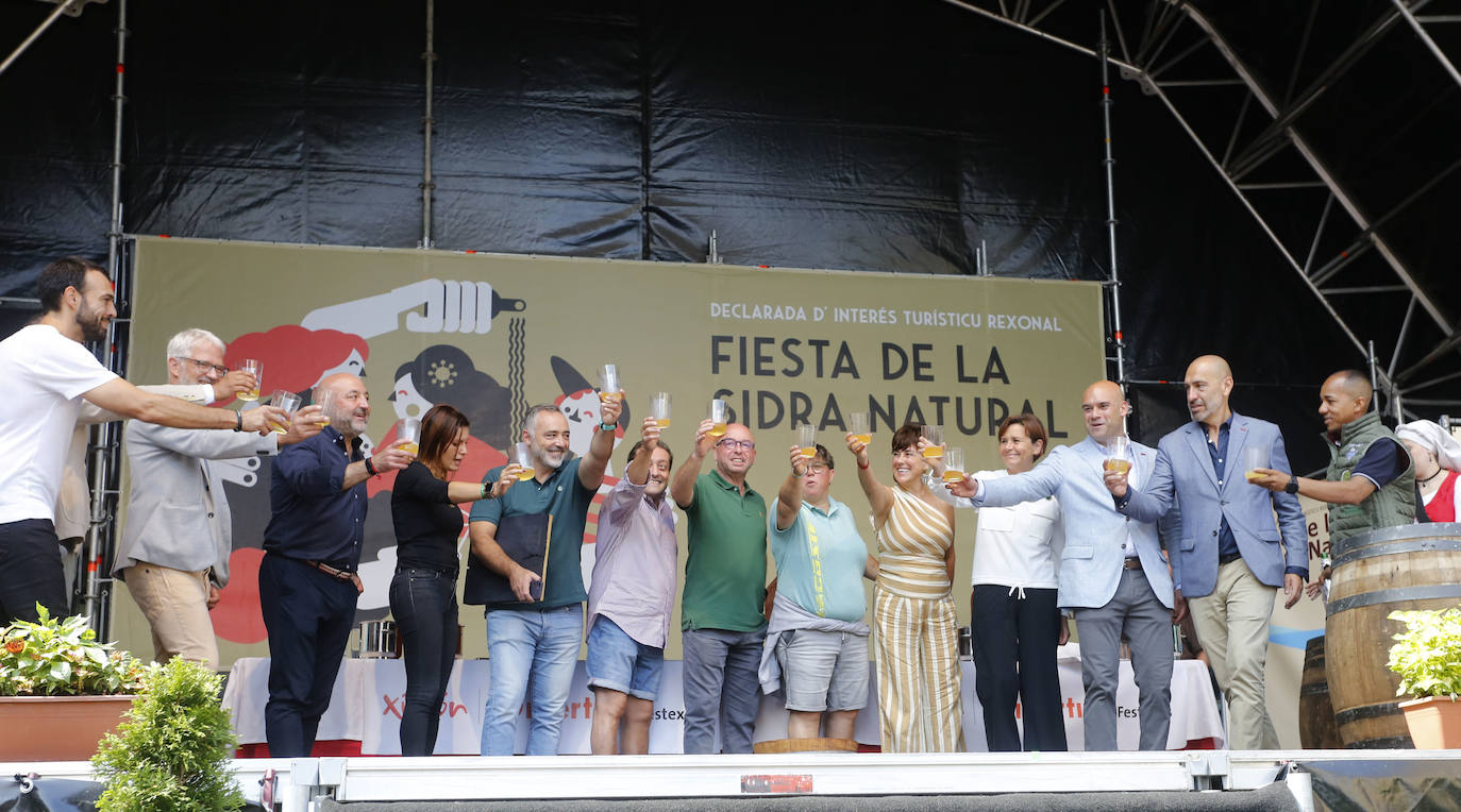 Broche de oro para la Fiesta de la Sidra de Gijón