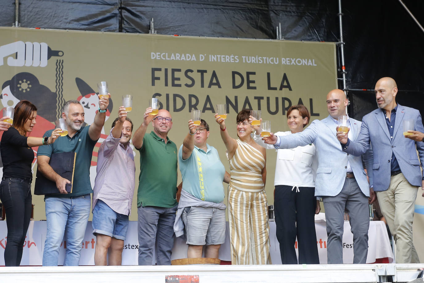 Broche de oro para la Fiesta de la Sidra de Gijón