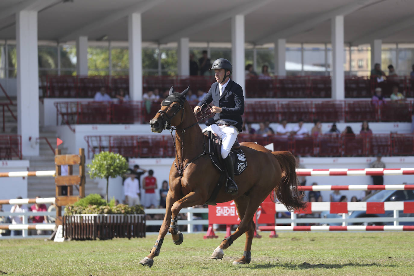 Última jornada del concurso hípico en Gijón