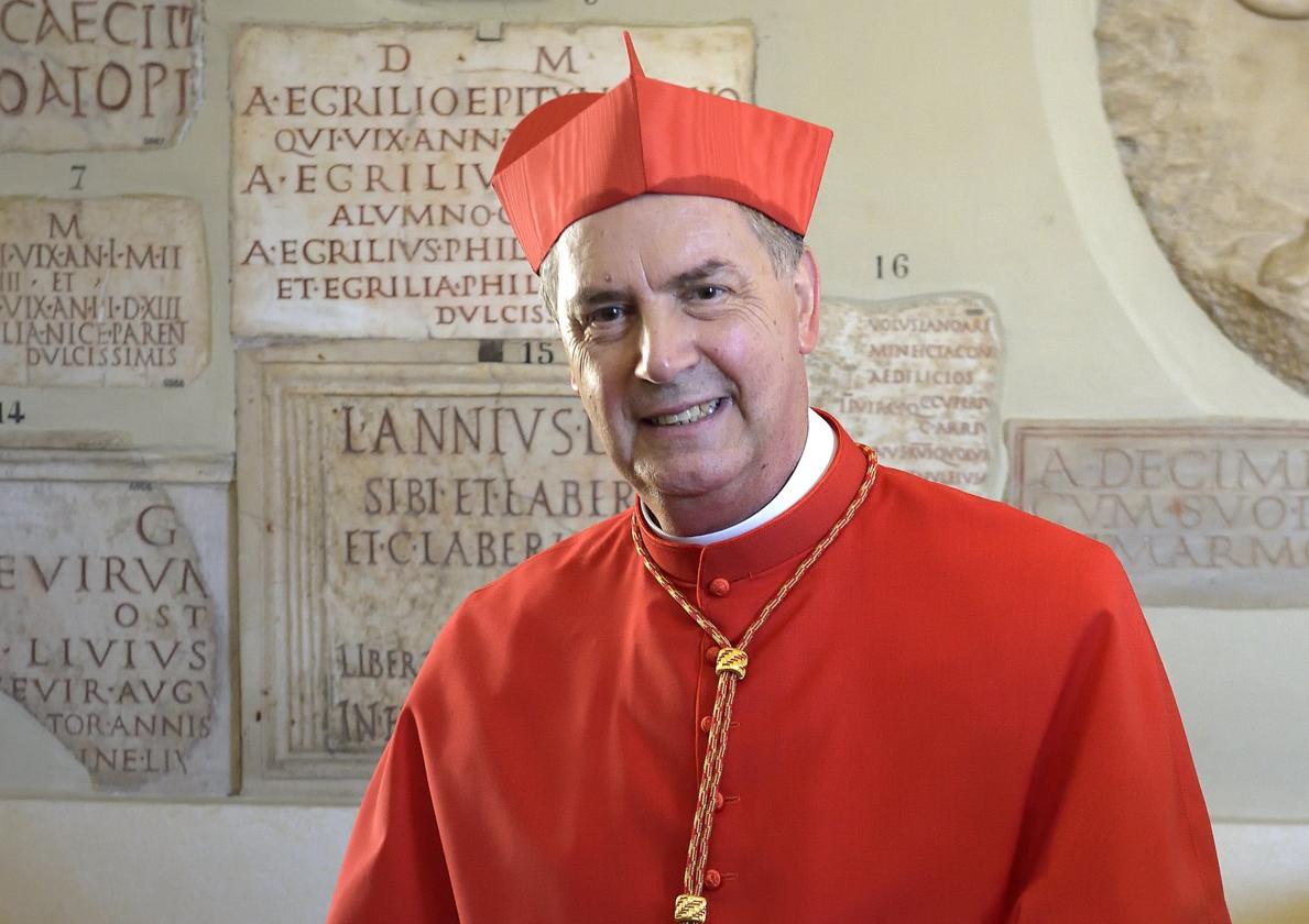 Ángel Fernández, en su nombramiento como cardenal.