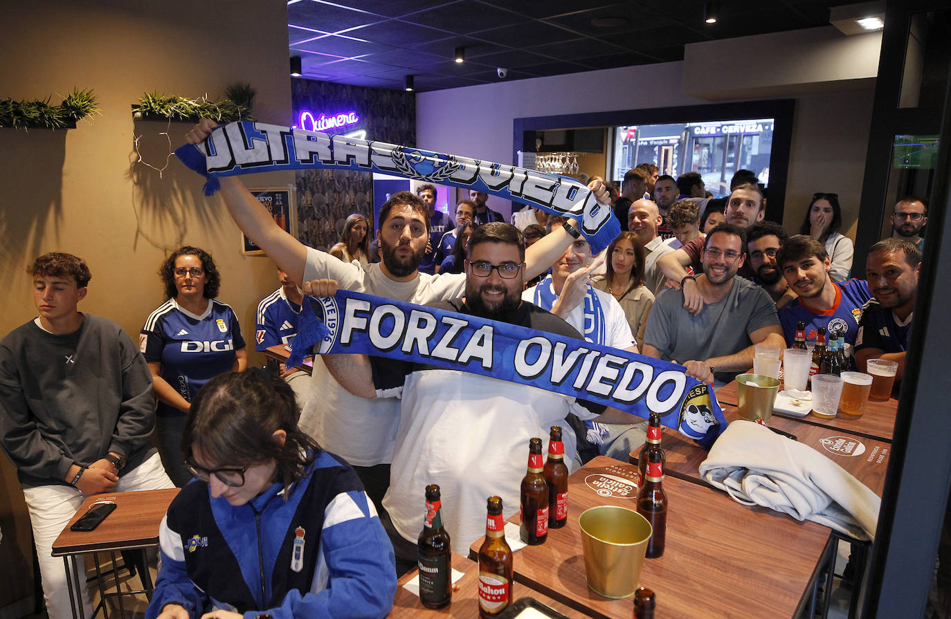 Así vivió la afición del Oviedo el derbi