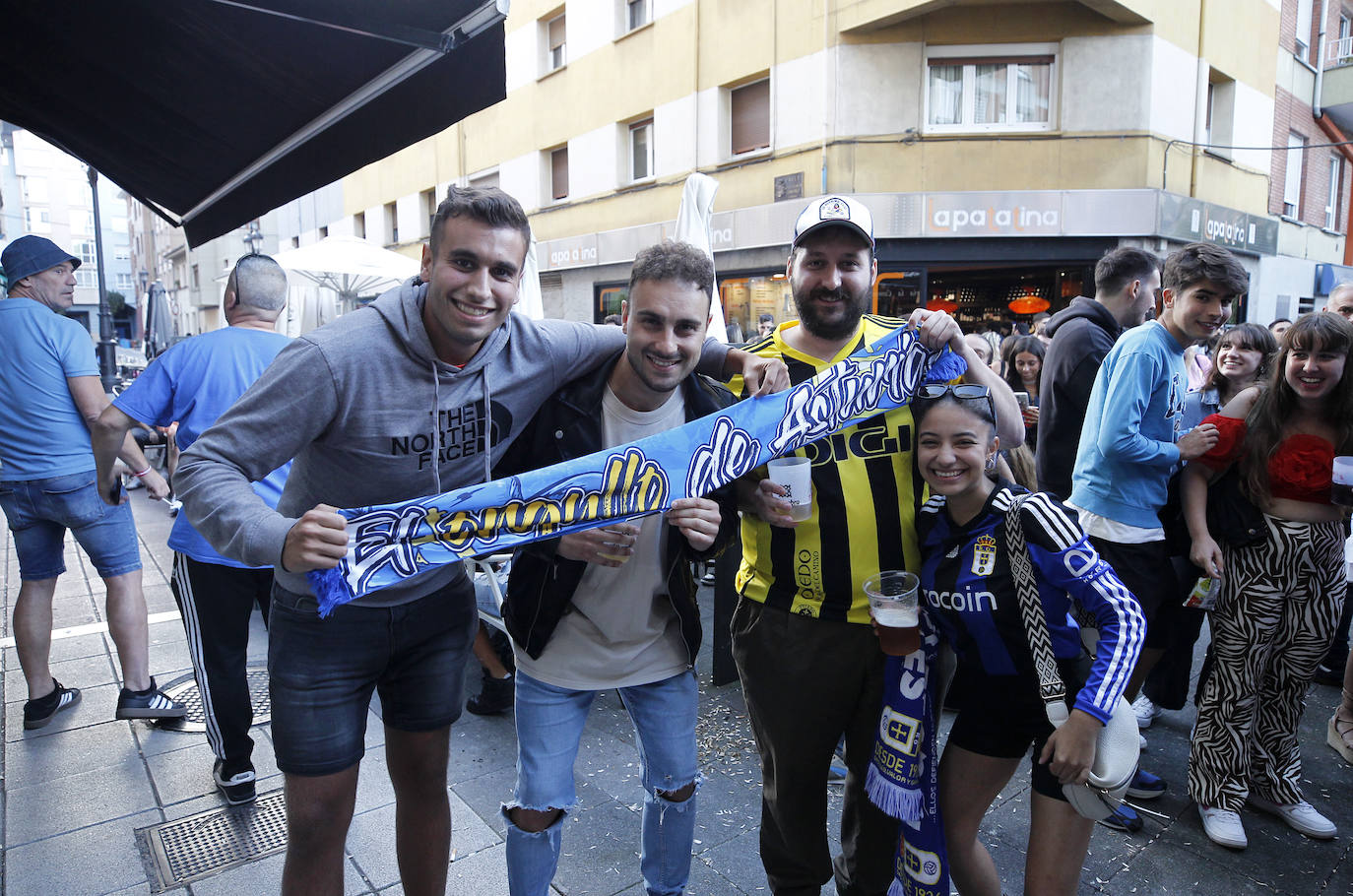 Así vivió la afición del Oviedo el derbi