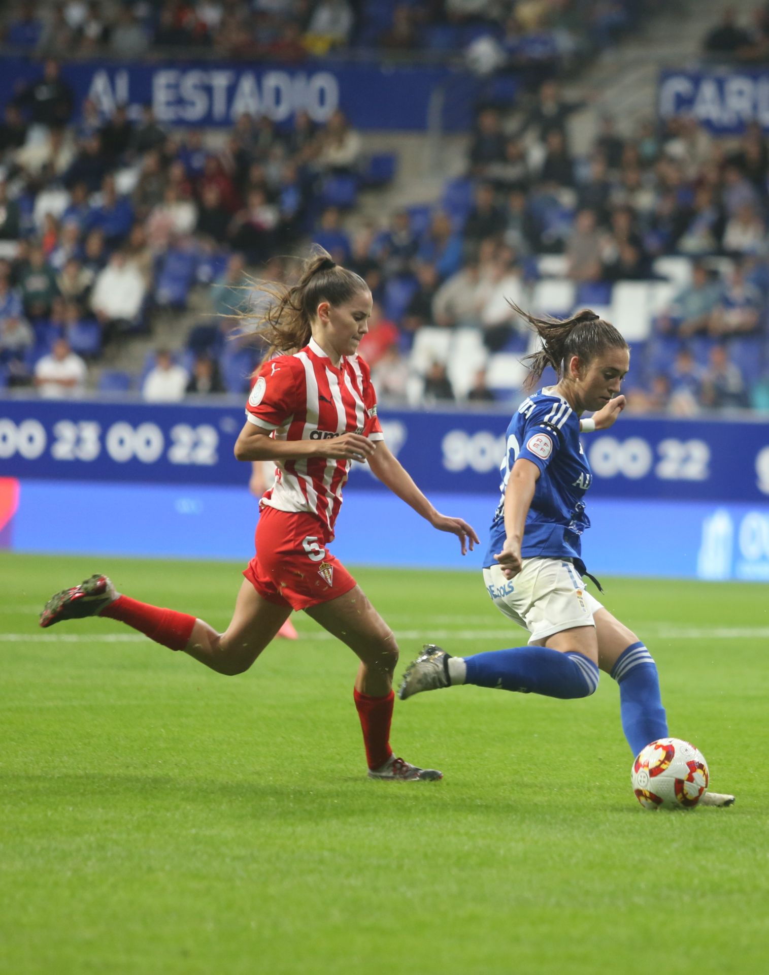 Las mejores imágenes del Real Oviedo - Sporting de Gijón