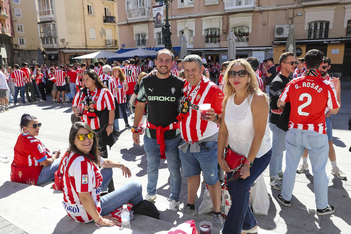 Ambientazo en Santander con la avalancha de sportinguistas