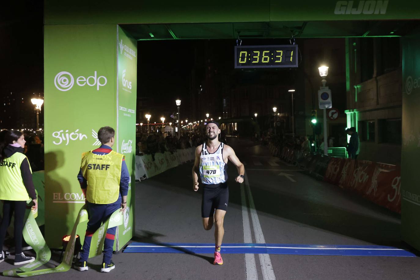 EDP Carrera Nocturna de Gijón en imágenes