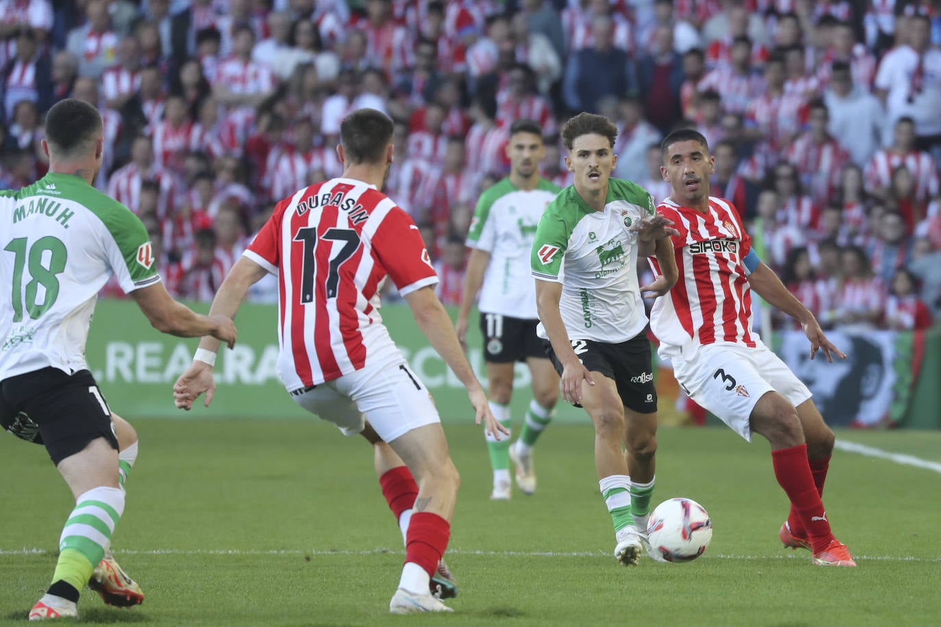 Las mejores jugadas del Racing de Santander - Sporting de Gijón