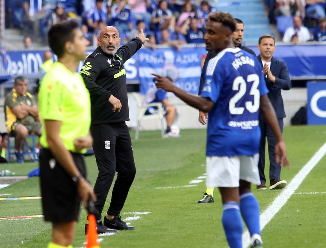 Las imágenes que deja el partido entre el Real Oviedo y el Cartagena