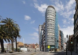 Calle Trinidad, en Gijón.