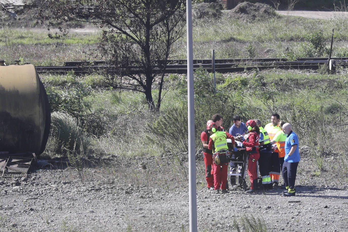 La grave explosión en Arcelor, en imágenes