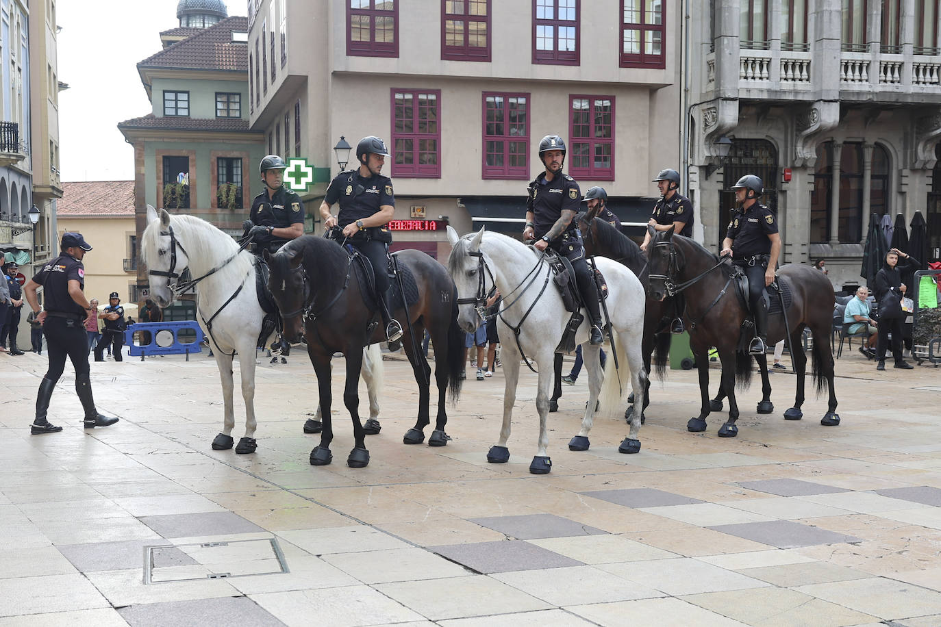 La Policía Nacional recibe la medalla de oro de Oviedo