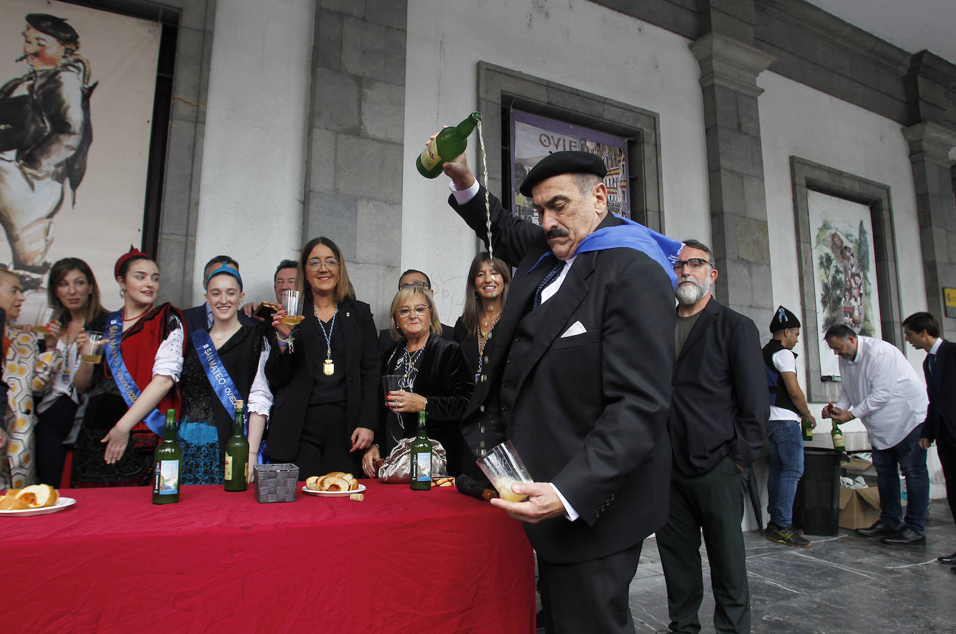 Reparto del bollo en Oviedo