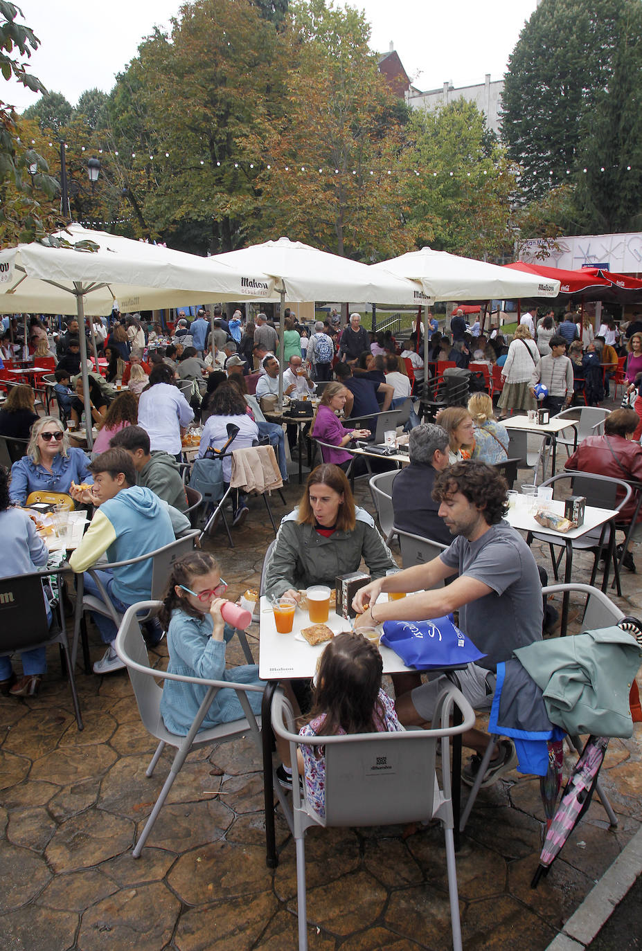 Reparto del bollo en Oviedo