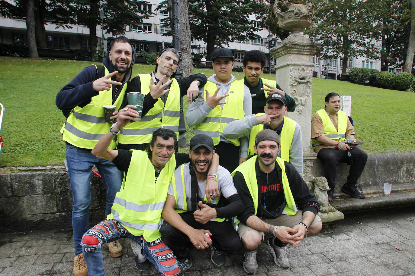 Reparto del bollo en Oviedo