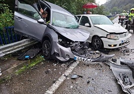 Imagen del accidente.