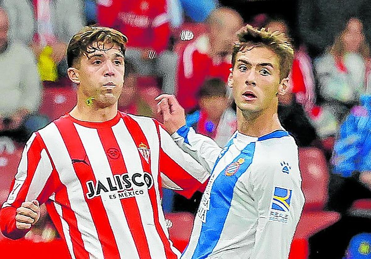 Gragera, delante de Nacho Méndez, el curso pasado.