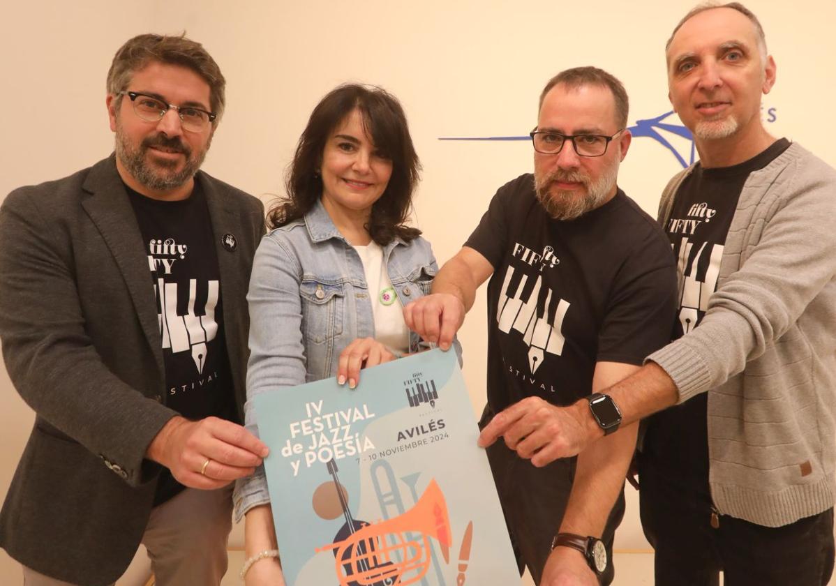 Yván Corbat, Yolanda Alonso, Alfonso Martínez y González Suárez.