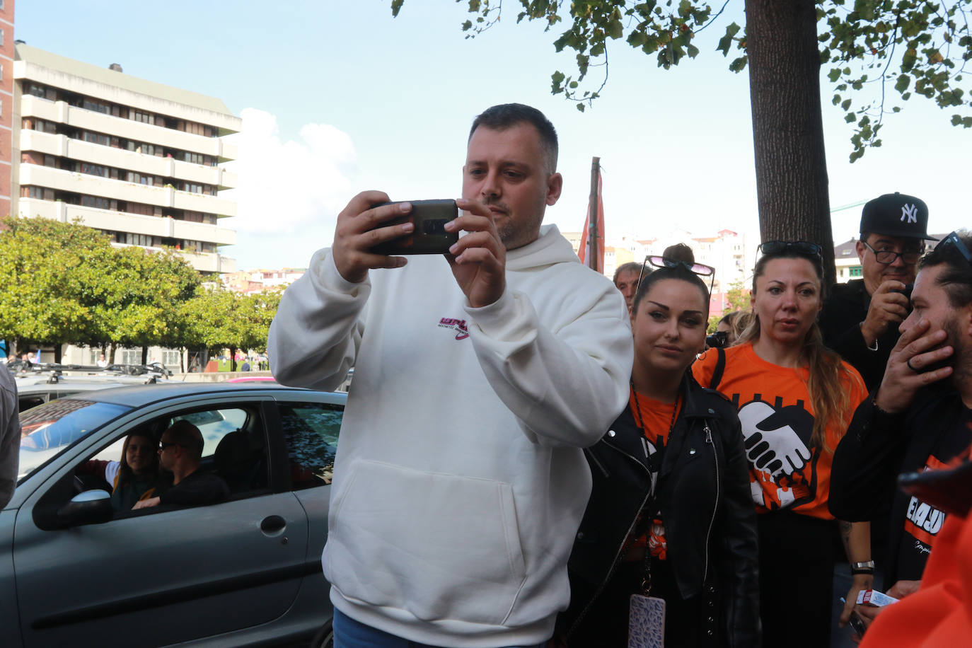 Marcha de apoyo del sindicalismo en Gijón a &#039;Los seis de la Suiza&#039;