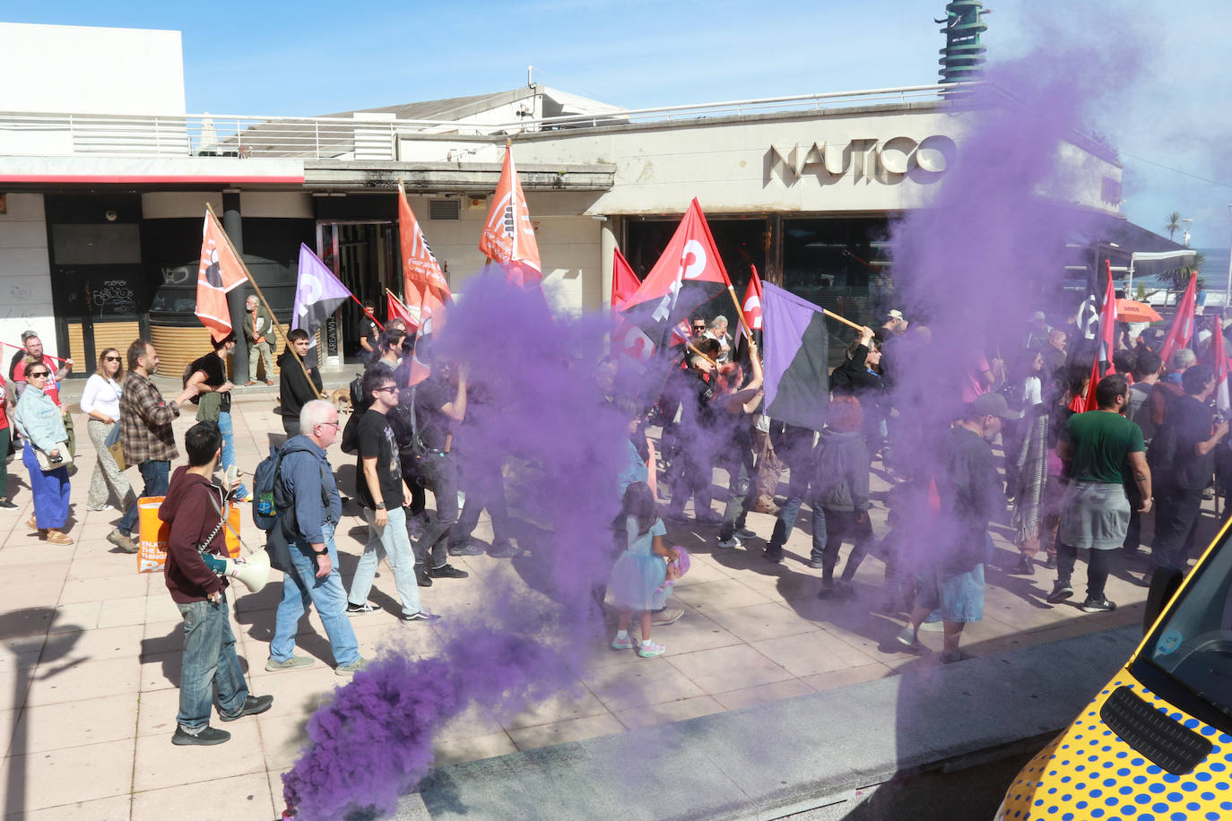 Marcha de apoyo del sindicalismo en Gijón a &#039;Los seis de la Suiza&#039;