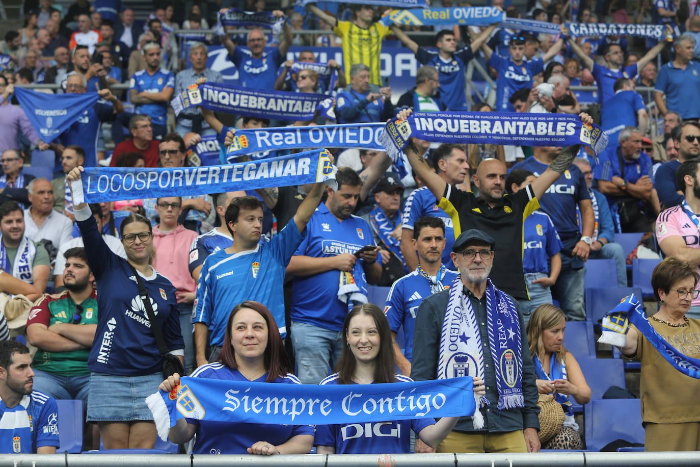 ¿Estuviste viendo el Real Oviedo - Eibar? ¡Búscate en las fotos del Tartiere!