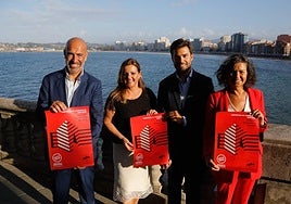 Óliver Suárez, Mar Fernández, Antonio Hedrera y Montserrat López.