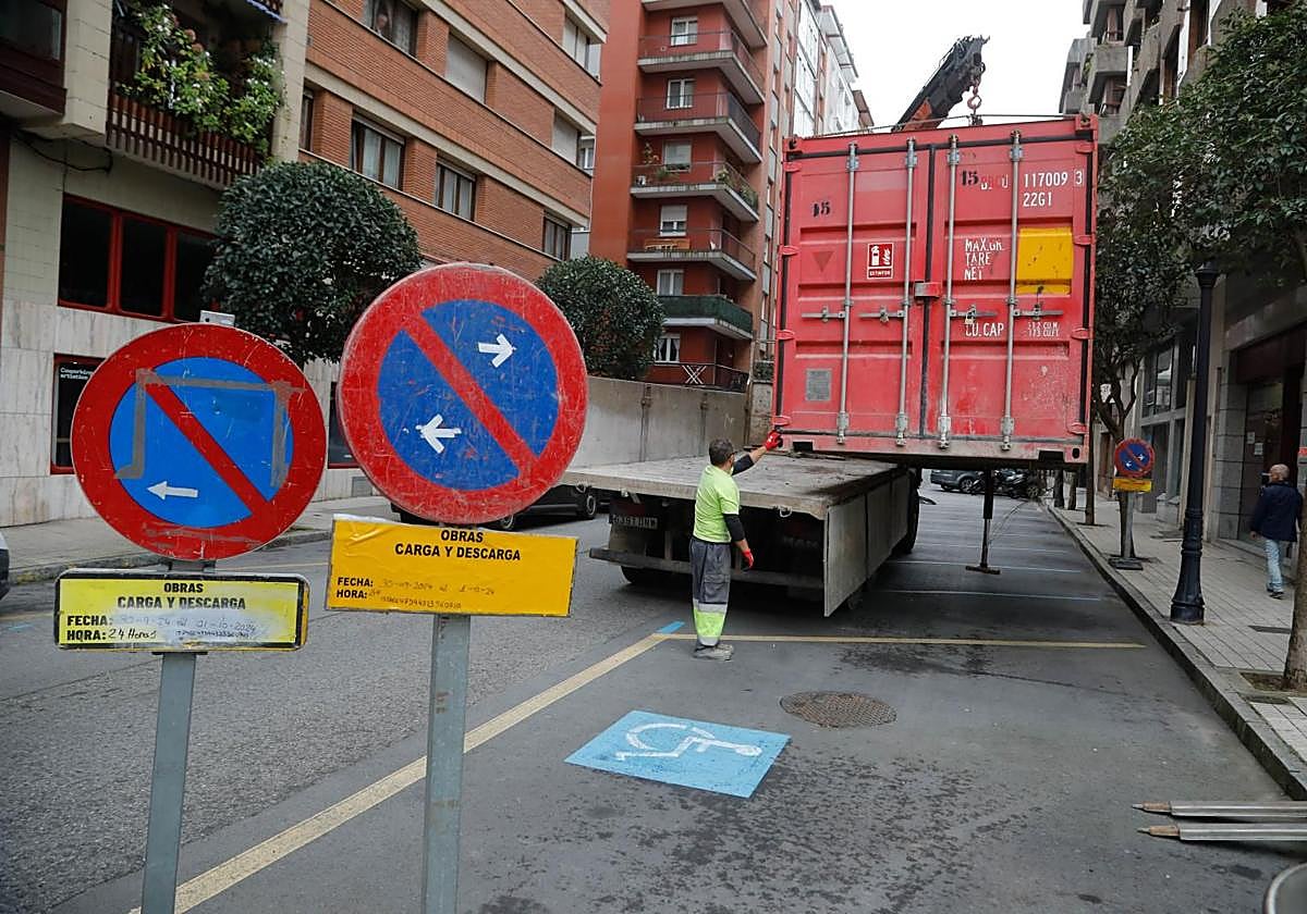 Inicio de las obras en Gijón para mejorar el parque del Continental.