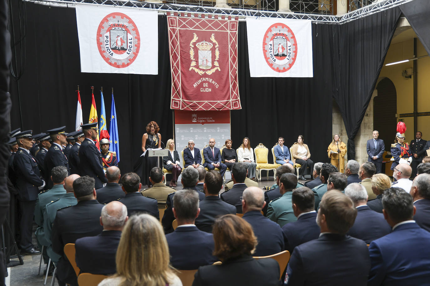 La celebración de la Policía Local de Gijón, en imágenes