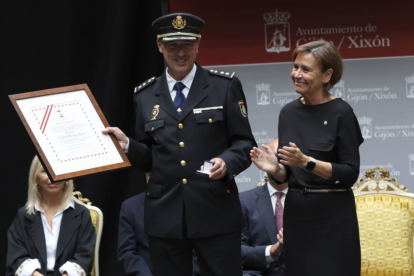 La celebración de la Policía Local de Gijón, en imágenes