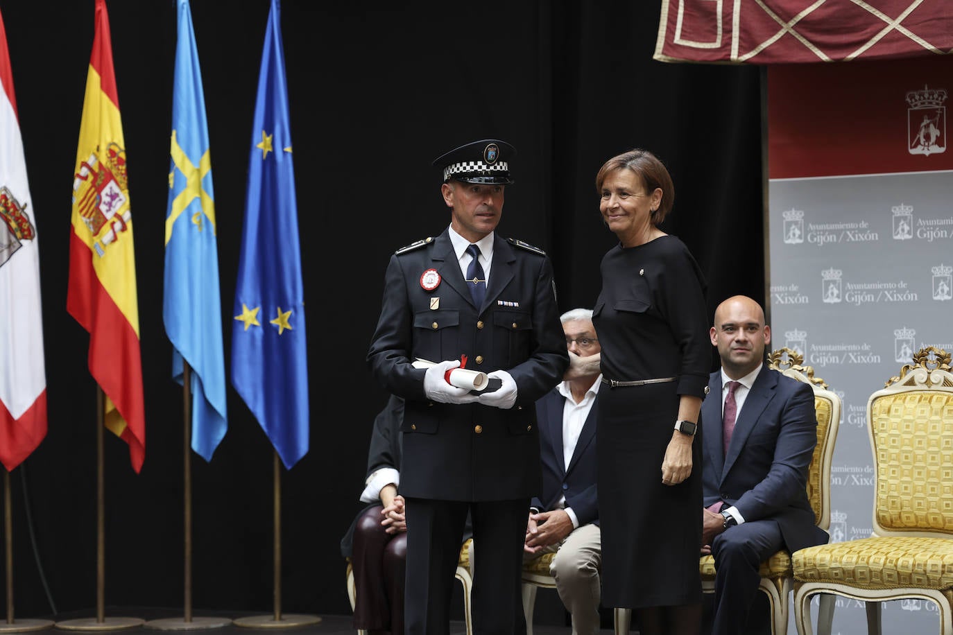 La celebración de la Policía Local de Gijón, en imágenes