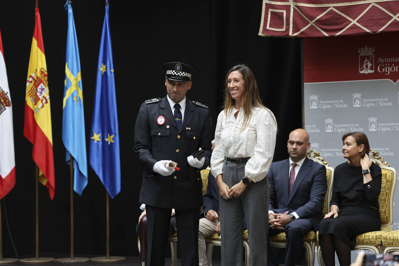 La celebración de la Policía Local de Gijón, en imágenes