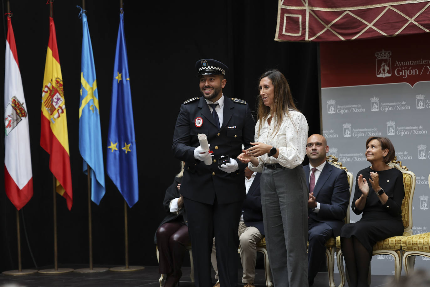 La celebración de la Policía Local de Gijón, en imágenes