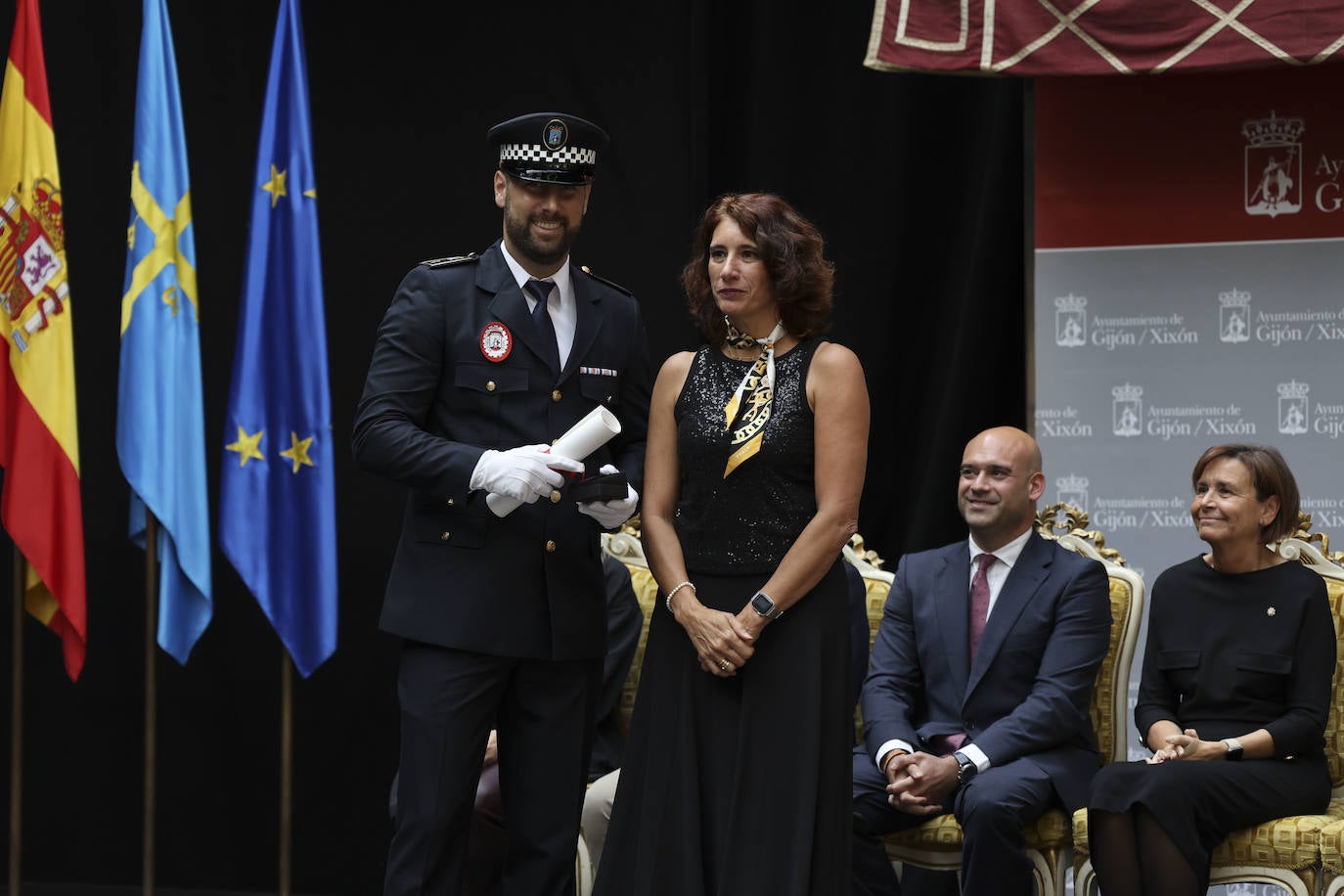 La celebración de la Policía Local de Gijón, en imágenes