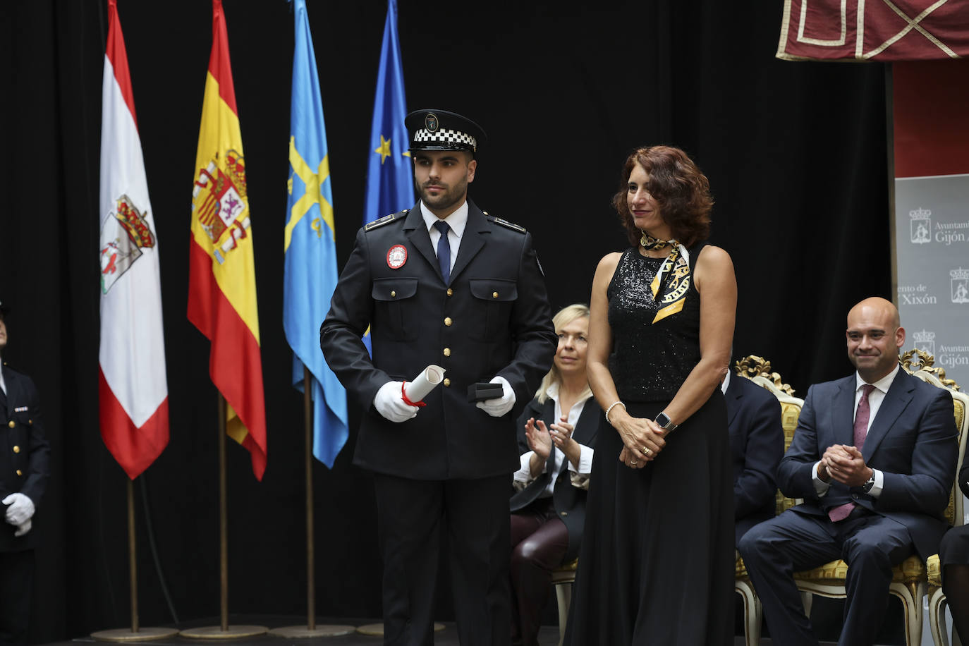 La celebración de la Policía Local de Gijón, en imágenes