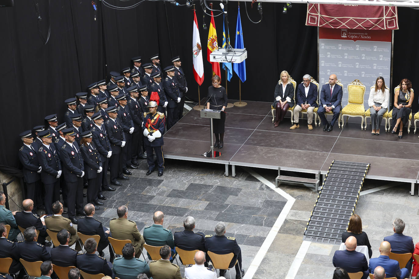 La celebración de la Policía Local de Gijón, en imágenes