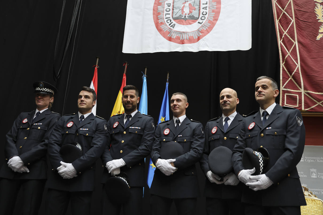 La celebración de la Policía Local de Gijón, en imágenes