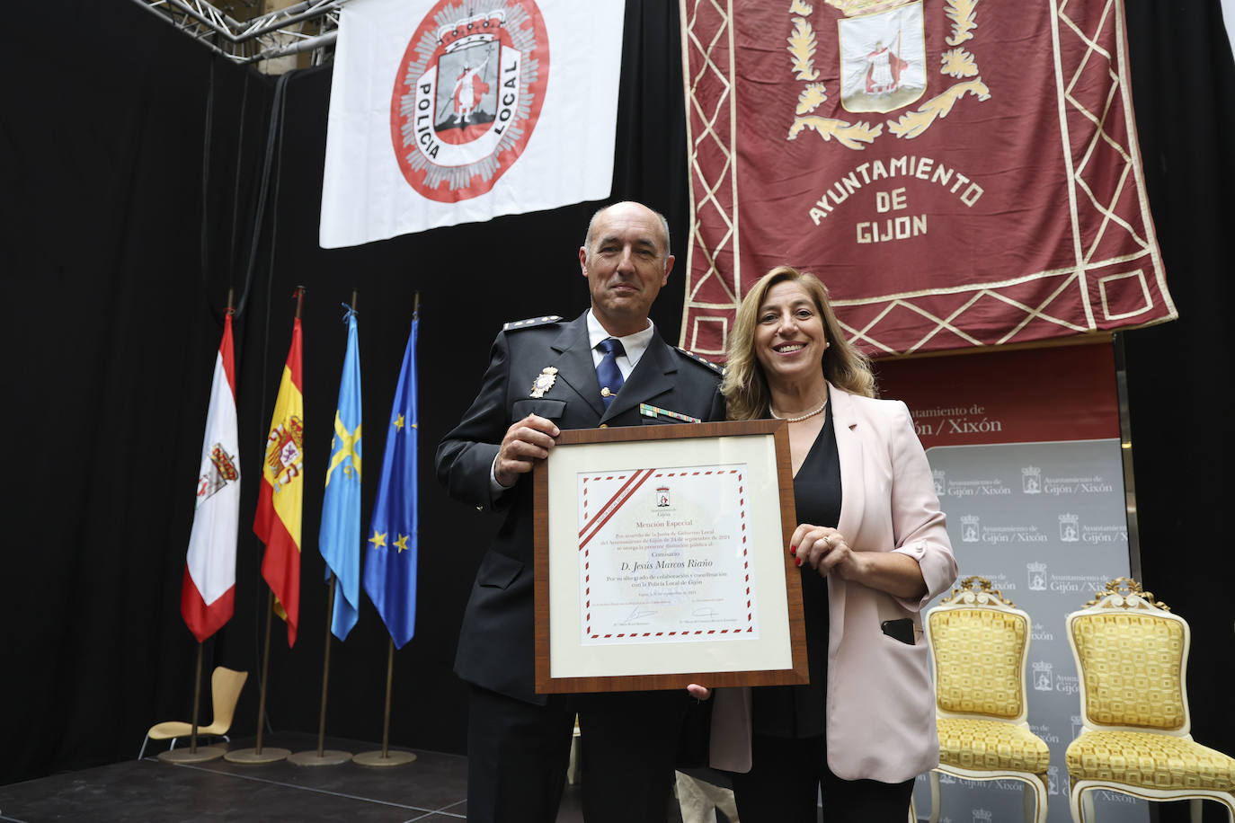 La celebración de la Policía Local de Gijón, en imágenes