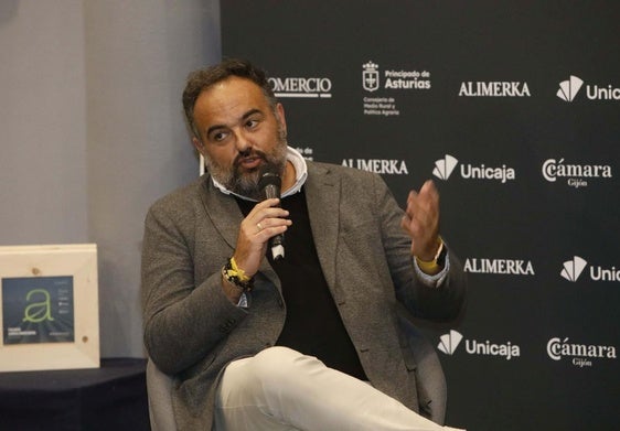 Tito Rodríguez, fundador de Picofino, durante su intevención.