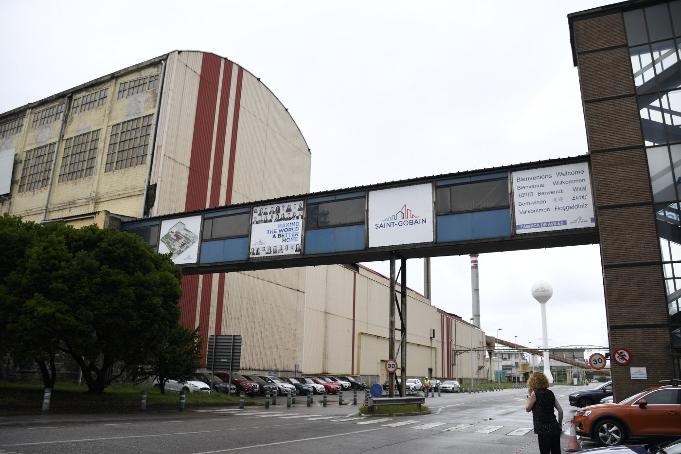 Imagen de archivo del interior de las instalaciones de Saint-Gobain en La Maruca.