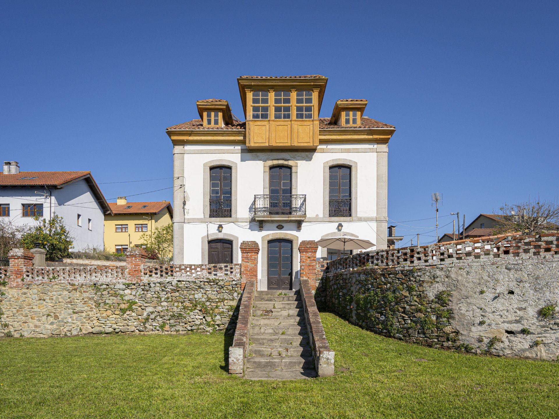 Fachada de la vivienda.