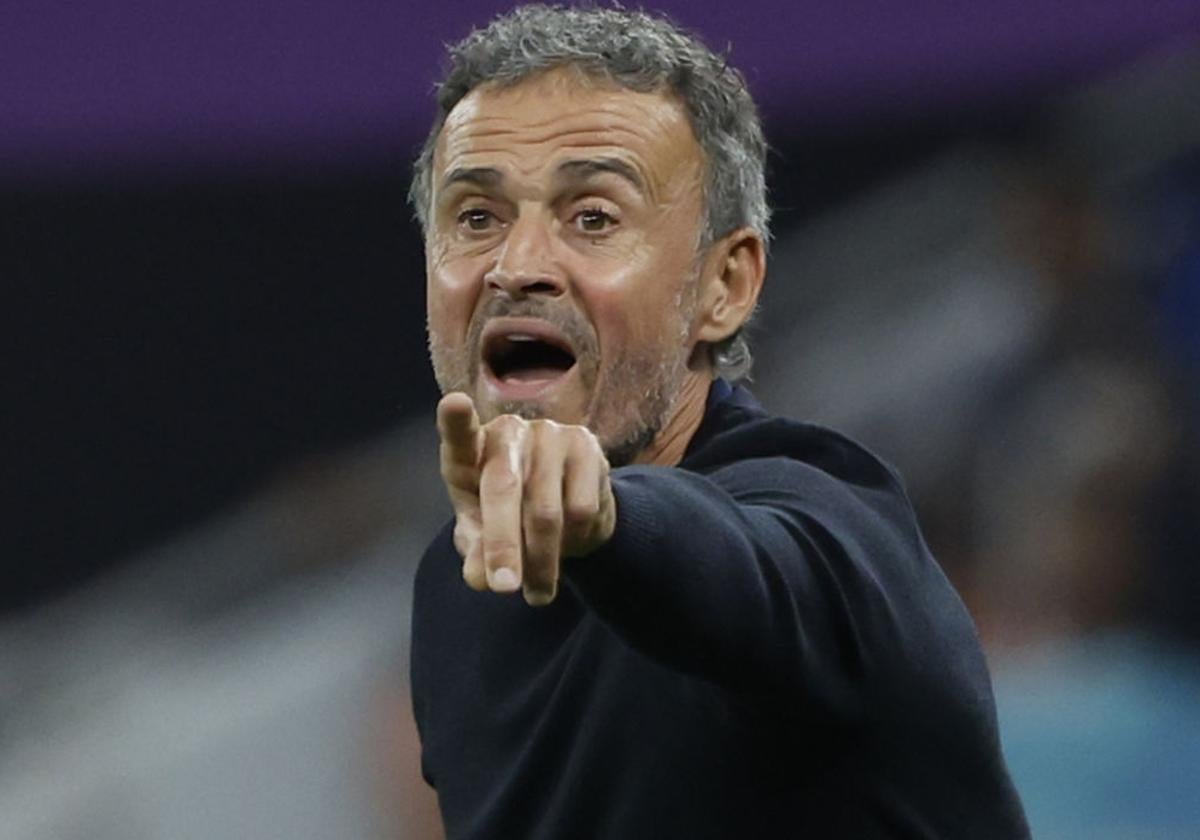 Luis Enrique, en un partido.