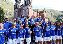 La Santina bendice al Real Oviedo, en imágenes