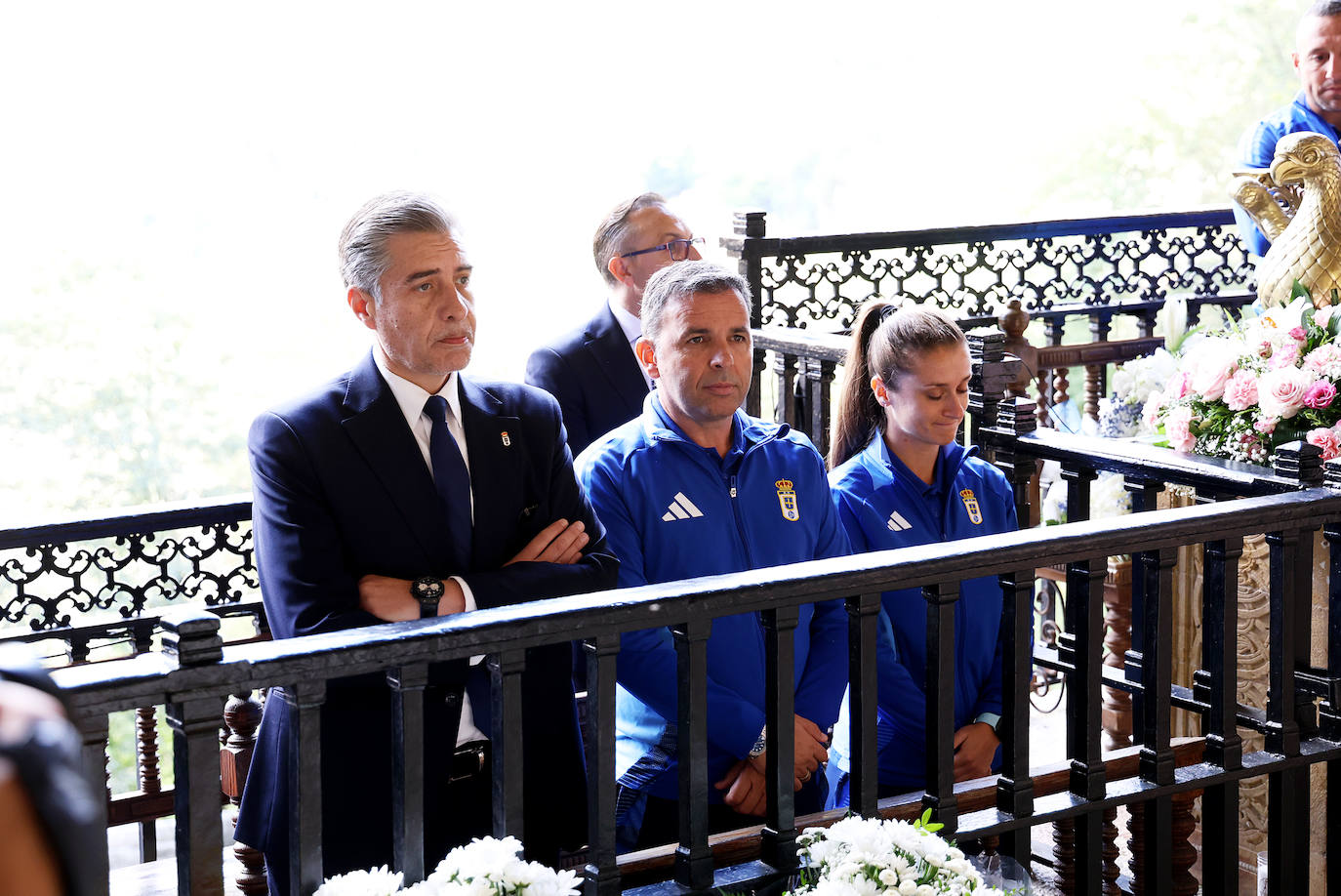 La Santina bendice al Real Oviedo, en imágenes